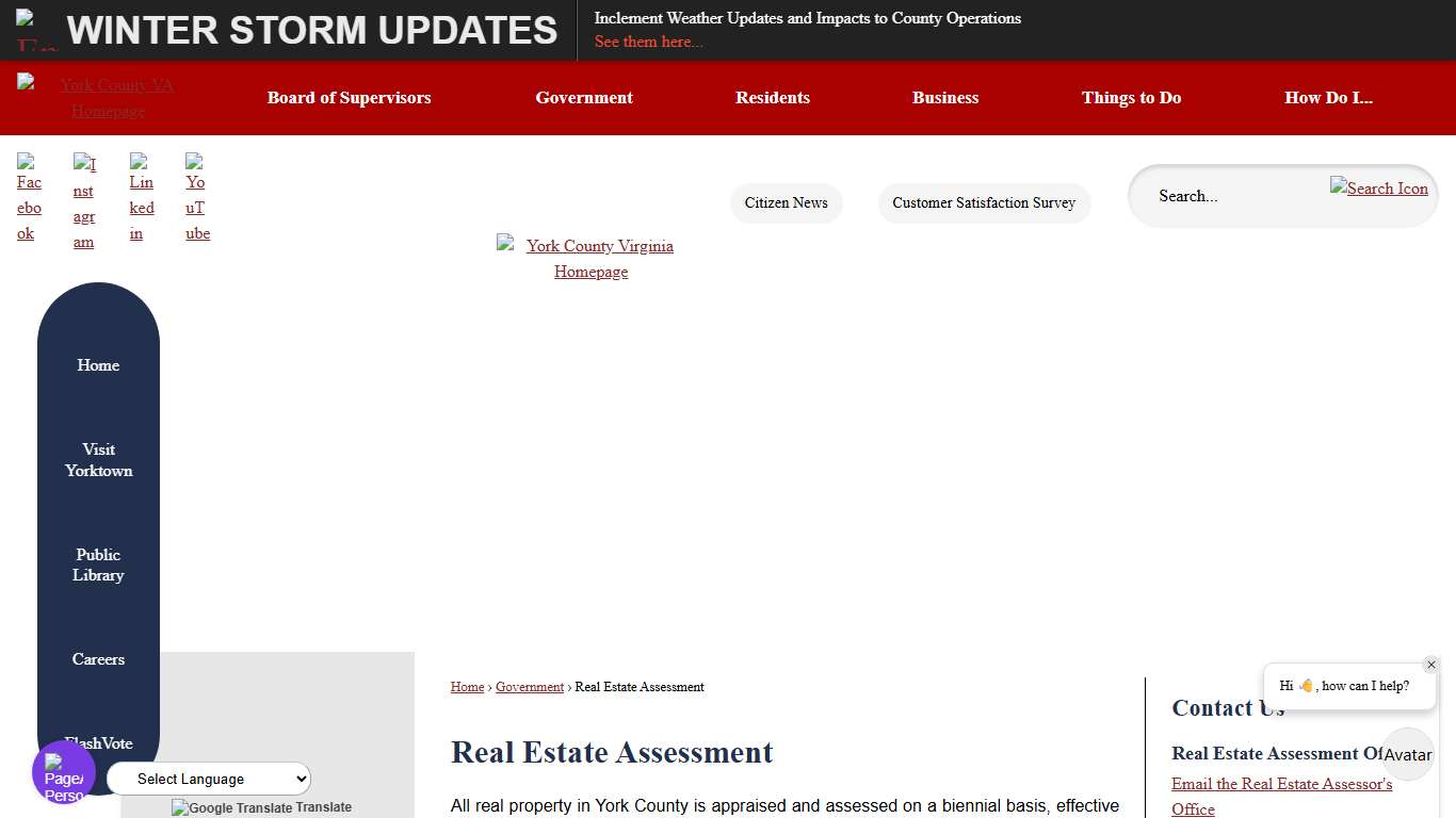 Real Estate Assessment York County, VA