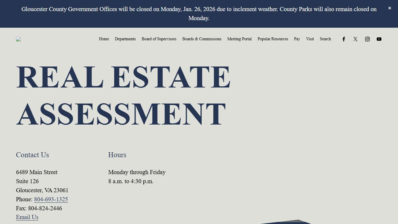 Real Estate Assessment — Gloucester County, VA